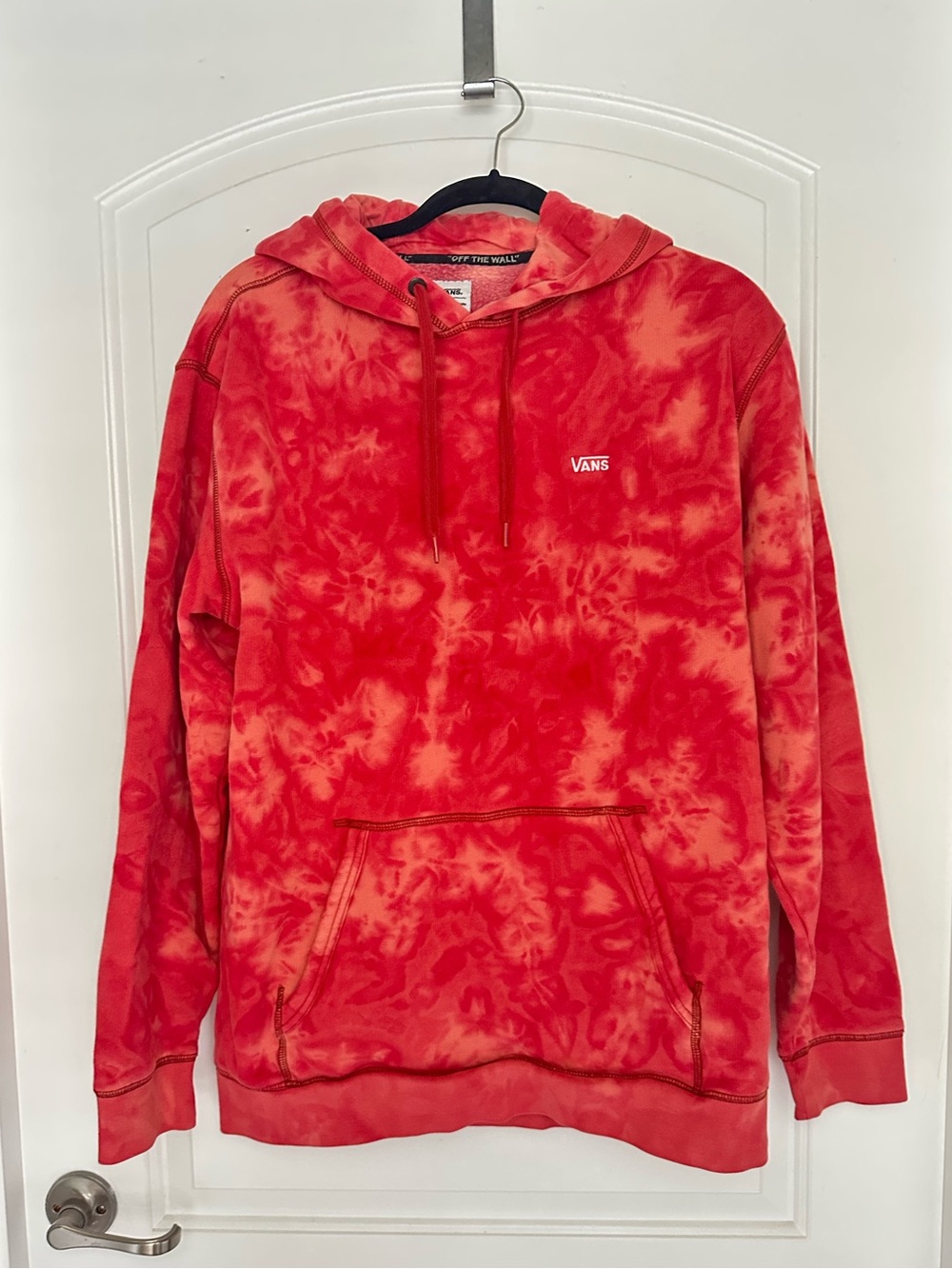 Vans Orange Tie-Dye Pullover Hoodie